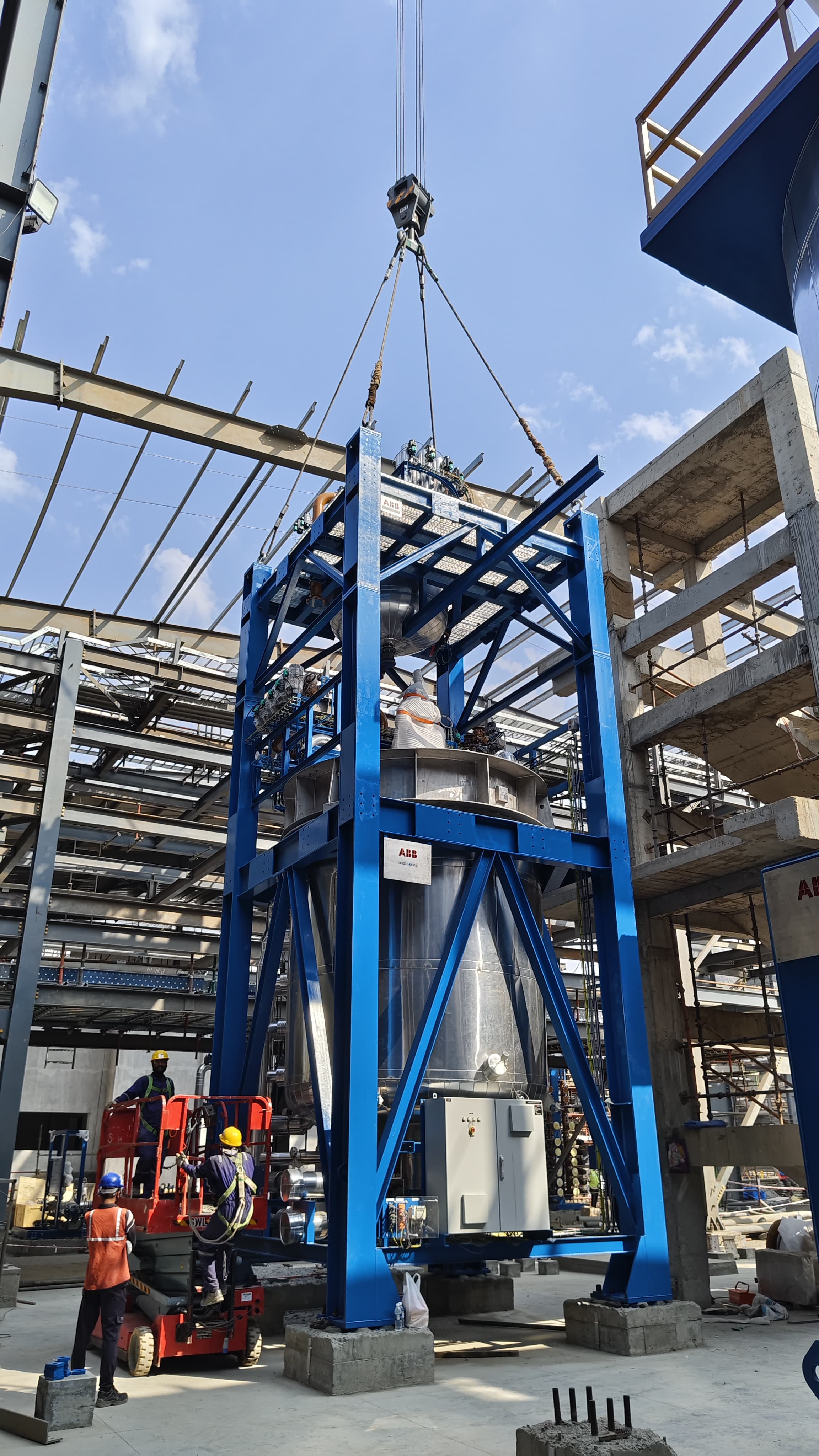 Equipment Erection - Kridha Engineering